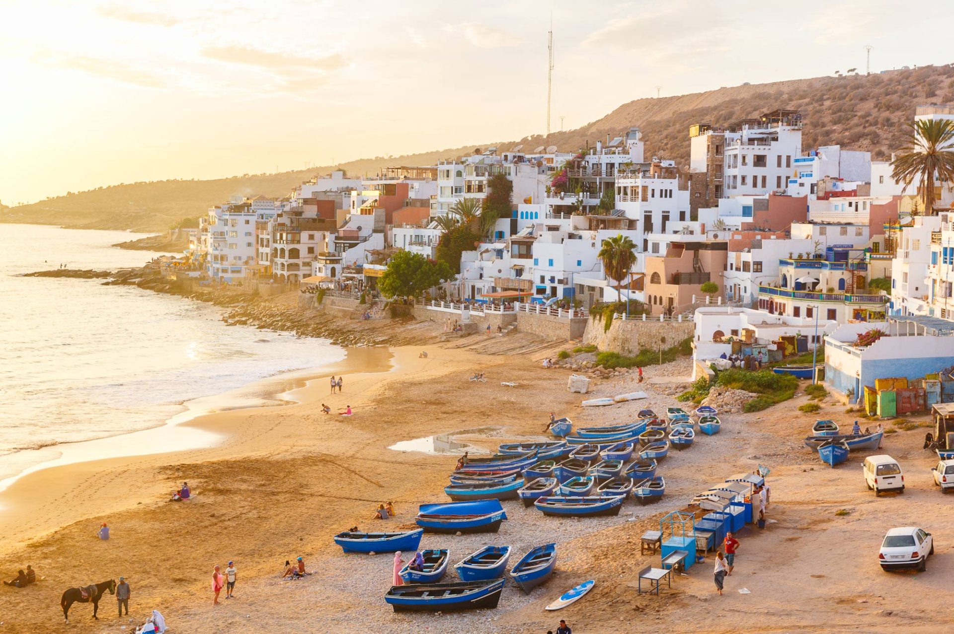 Taghazout Coastal Town in Morocco at DFrost Surf & Yoga